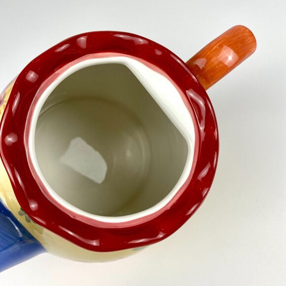 Pfaltzgraff Napoli Stoneware Hand-Painted Teapot & Lid Replacement - Retired - Picture 8 of 11